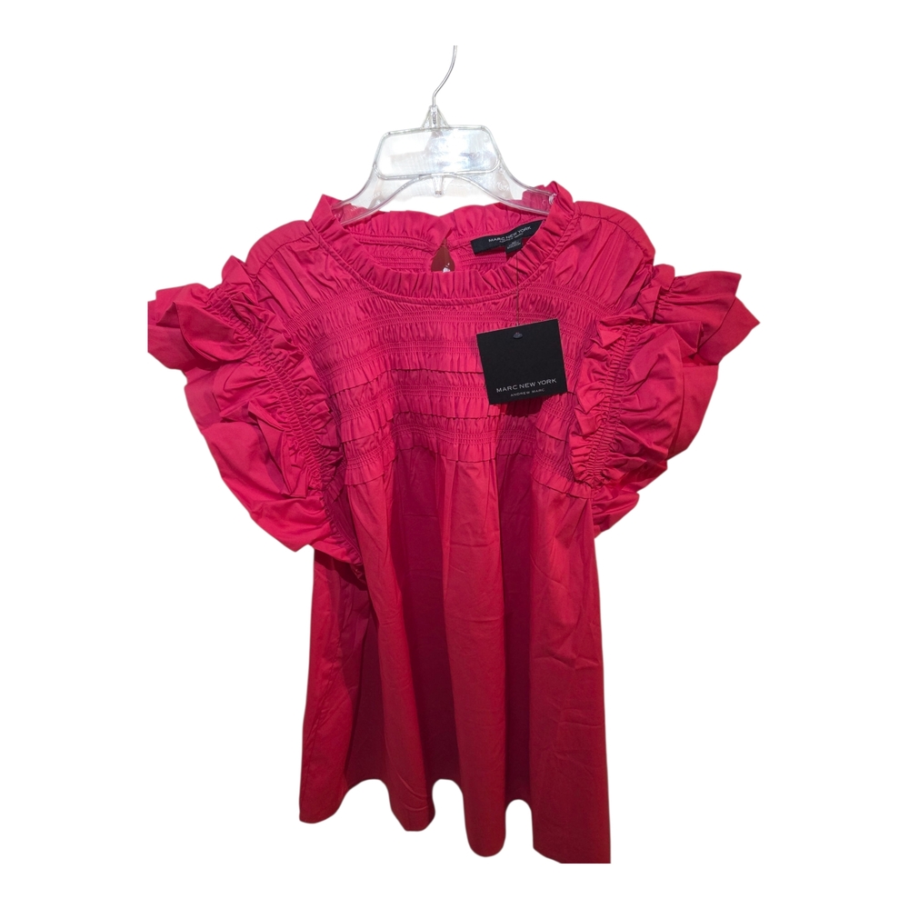Marc New York Andrew Marc Raspberry Blouse Plus Size 3X NWT